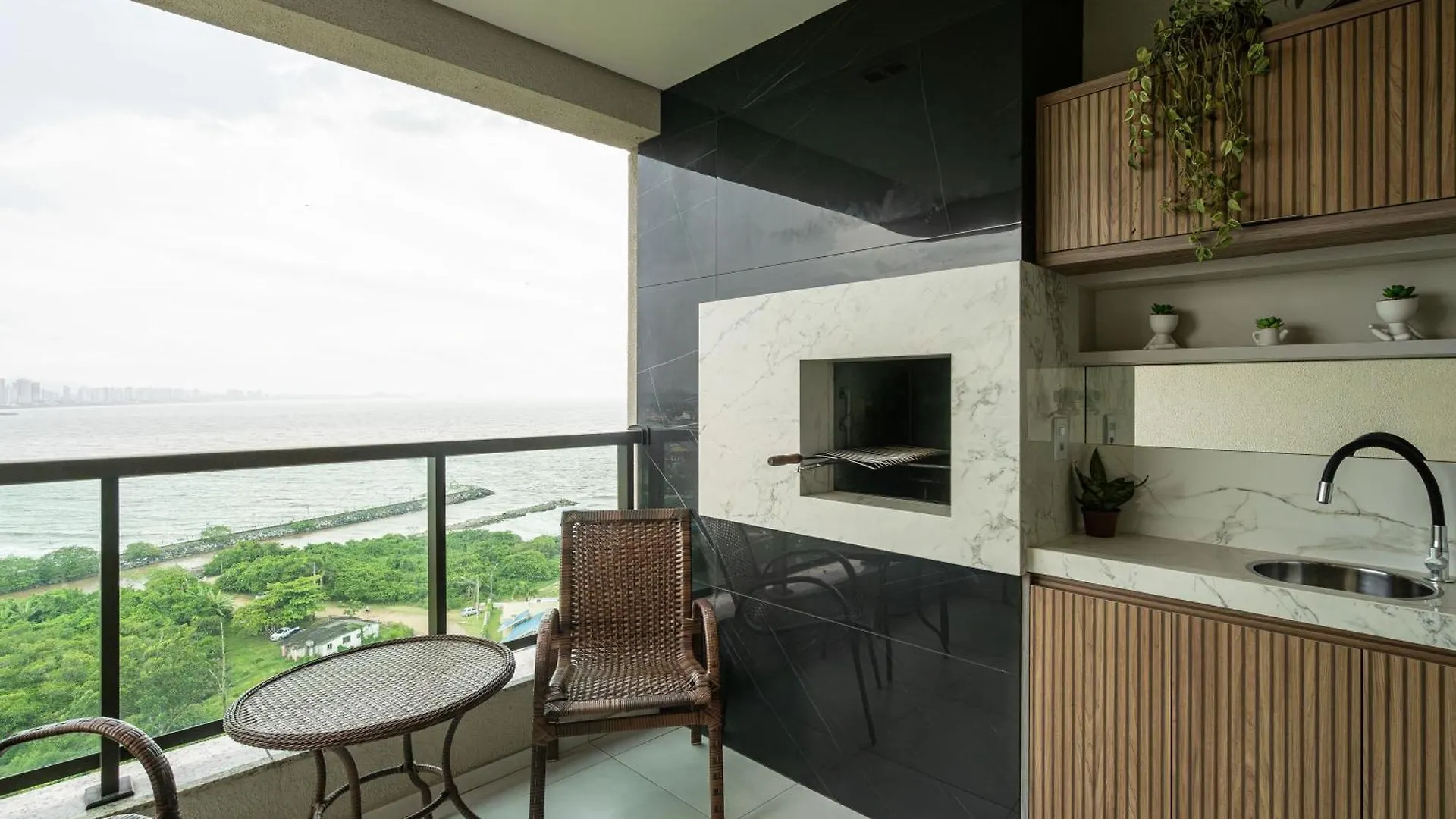 Apartament Apto Vista Mar 3 Quartos Ares Condicionados Cozinha Completa Piscina Academia Playground Infantil Salao De Jogos A 50M Praia Reserve Agora Mesmo! Penha