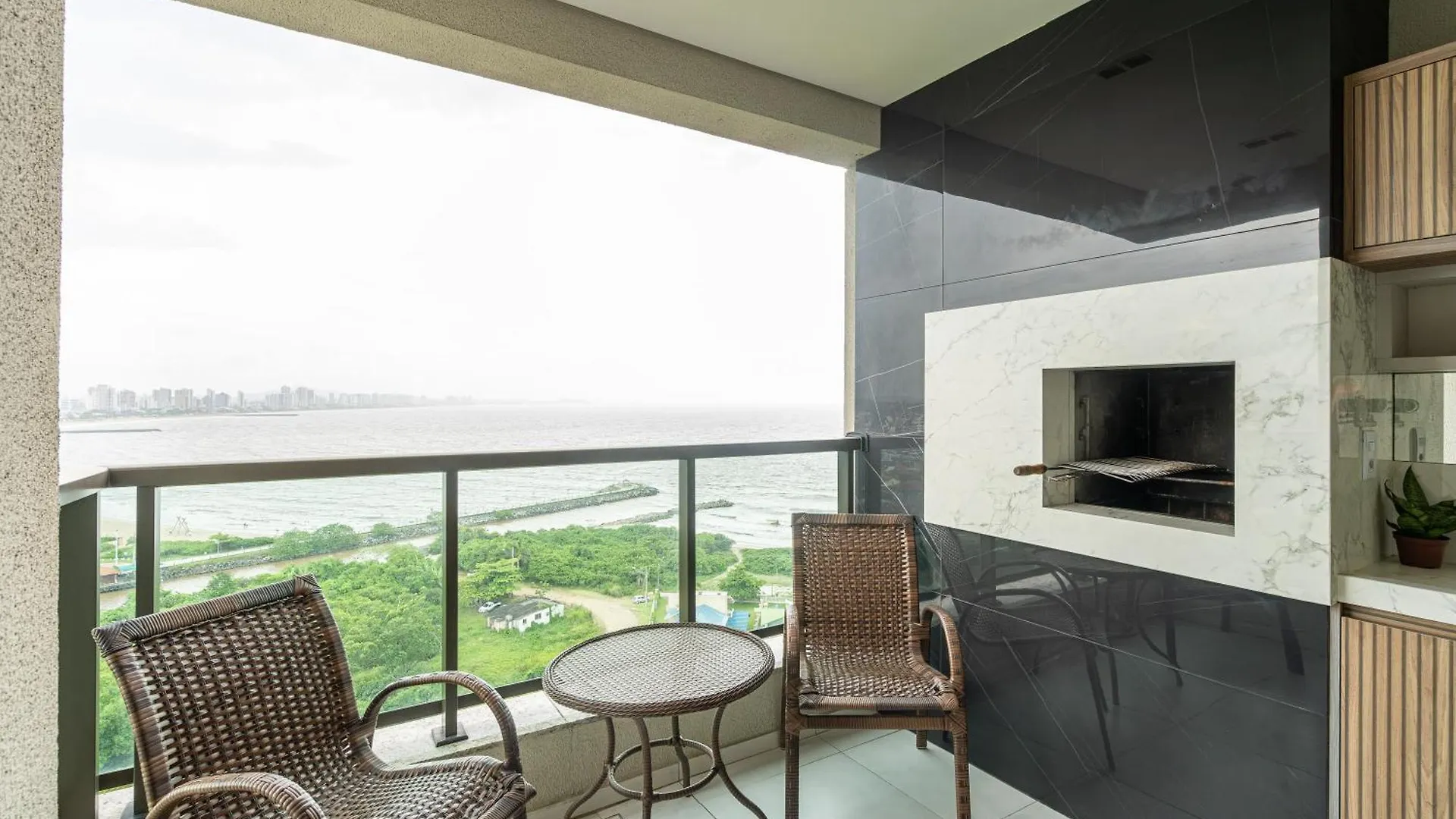 Apartament Apto Vista Mar 3 Quartos Ares Condicionados Cozinha Completa Piscina Academia Playground Infantil Salao De Jogos A 50M Praia Reserve Agora Mesmo! Penha