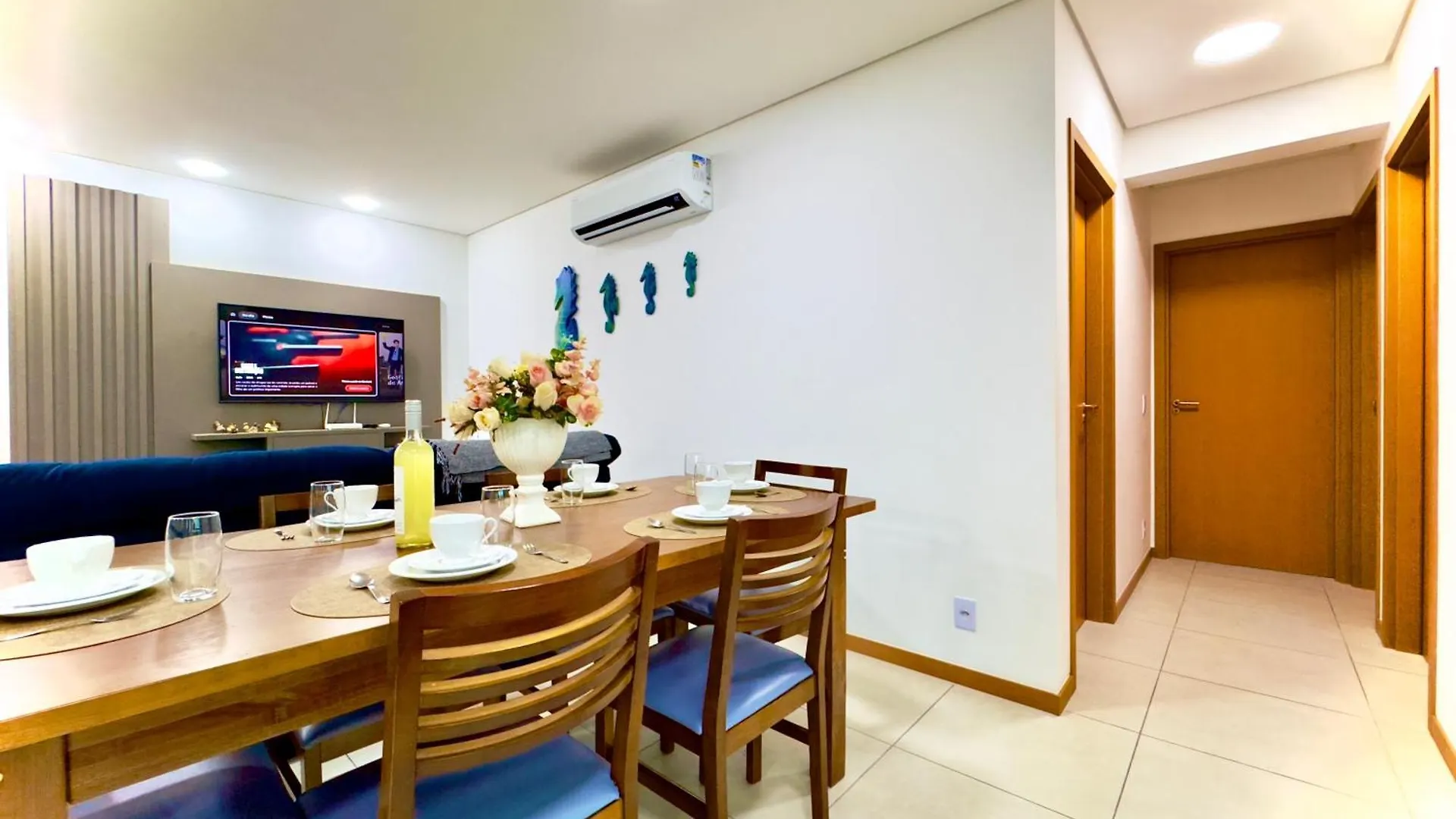 Apto Vista Mar 3 Quartos Ares Condicionados Cozinha Completa Piscina Academia Playground Infantil Salao De Jogos A 50M Praia Reserve Agora Mesmo! Penha  Apartament Penha (Santa Catarina)