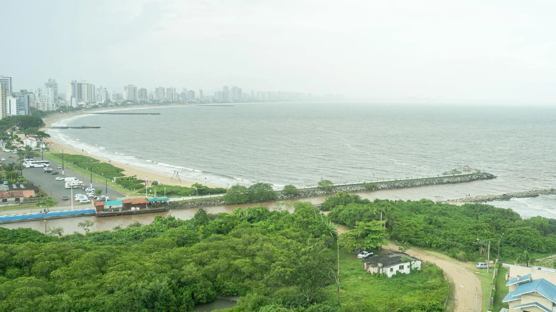 Apto Vista Mar 3 Quartos Ares Condicionados Cozinha Completa Piscina Academia Playground Infantil Salao De Jogos A 50M Praia Reserve Agora Mesmo! Penha  Penha (Santa Catarina)