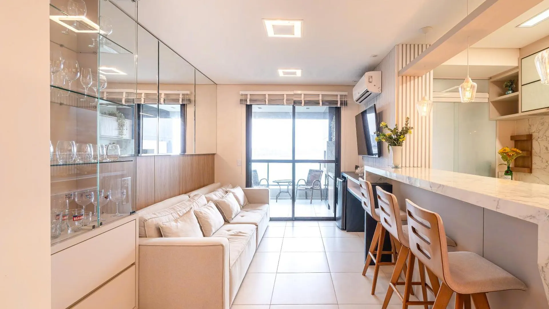 Apartment Apto Vista Mar 3 Quartos Ares Condicionados Cozinha Completa Piscina Academia Playground Infantil Salao De Jogos A 50M Praia Reserve Agora Mesmo! Penha