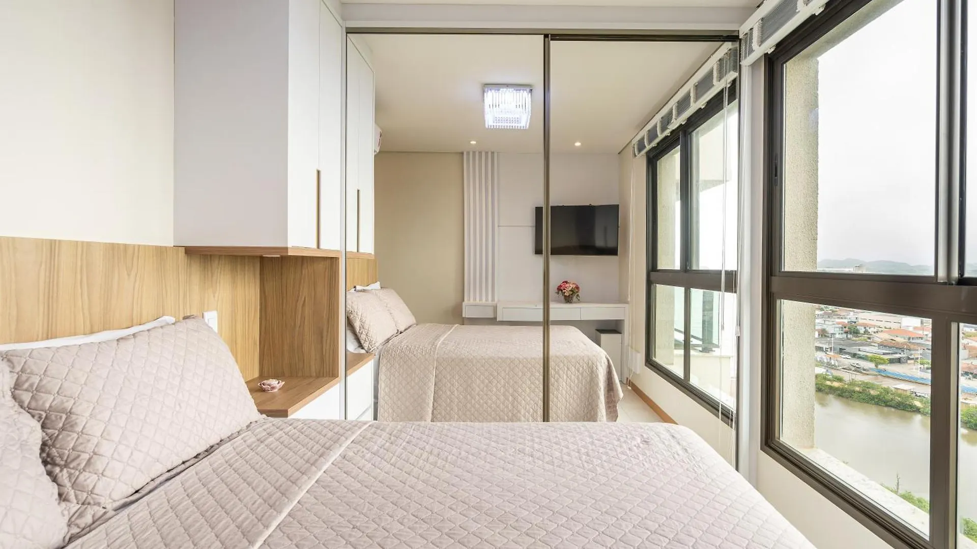 Apto Vista Mar 3 Quartos Ares Condicionados Cozinha Completa Piscina Academia Playground Infantil Salao De Jogos A 50M Praia Reserve Agora Mesmo! Penha  Apartment Penha (Santa Catarina)