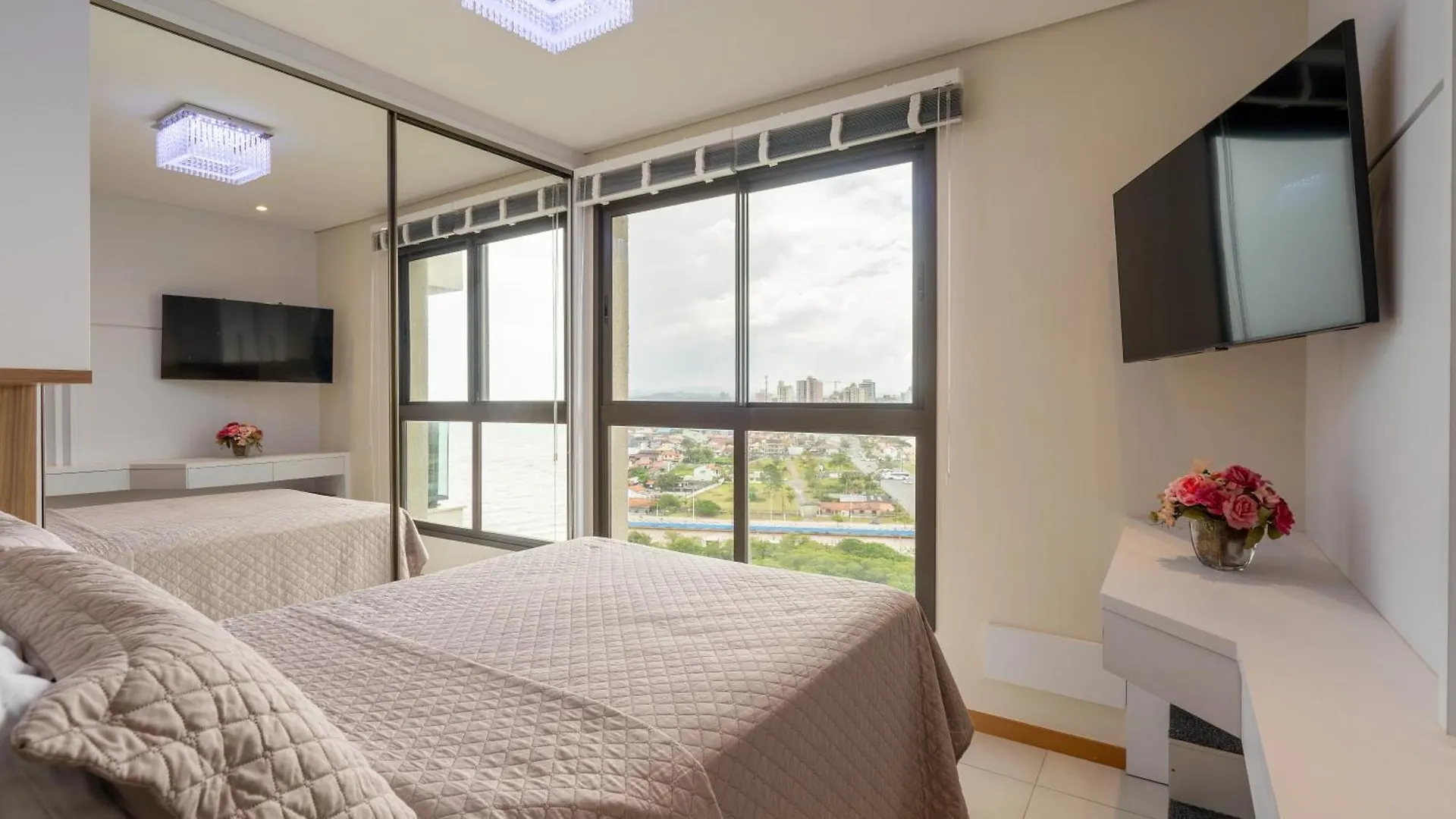 Apartment Apto Vista Mar 3 Quartos Ares Condicionados Cozinha Completa Piscina Academia Playground Infantil Salao De Jogos A 50M Praia Reserve Agora Mesmo! Penha  Brazil