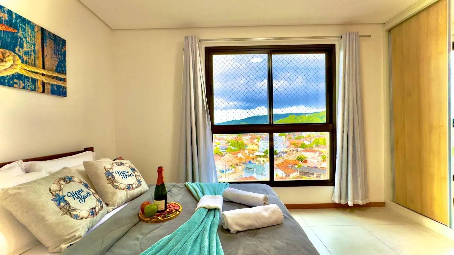 Apto Vista Mar 3 Quartos Ares Condicionados Cozinha Completa Piscina Academia Playground Infantil Salao De Jogos A 50M Praia Reserve Agora Mesmo! Penha Apartman