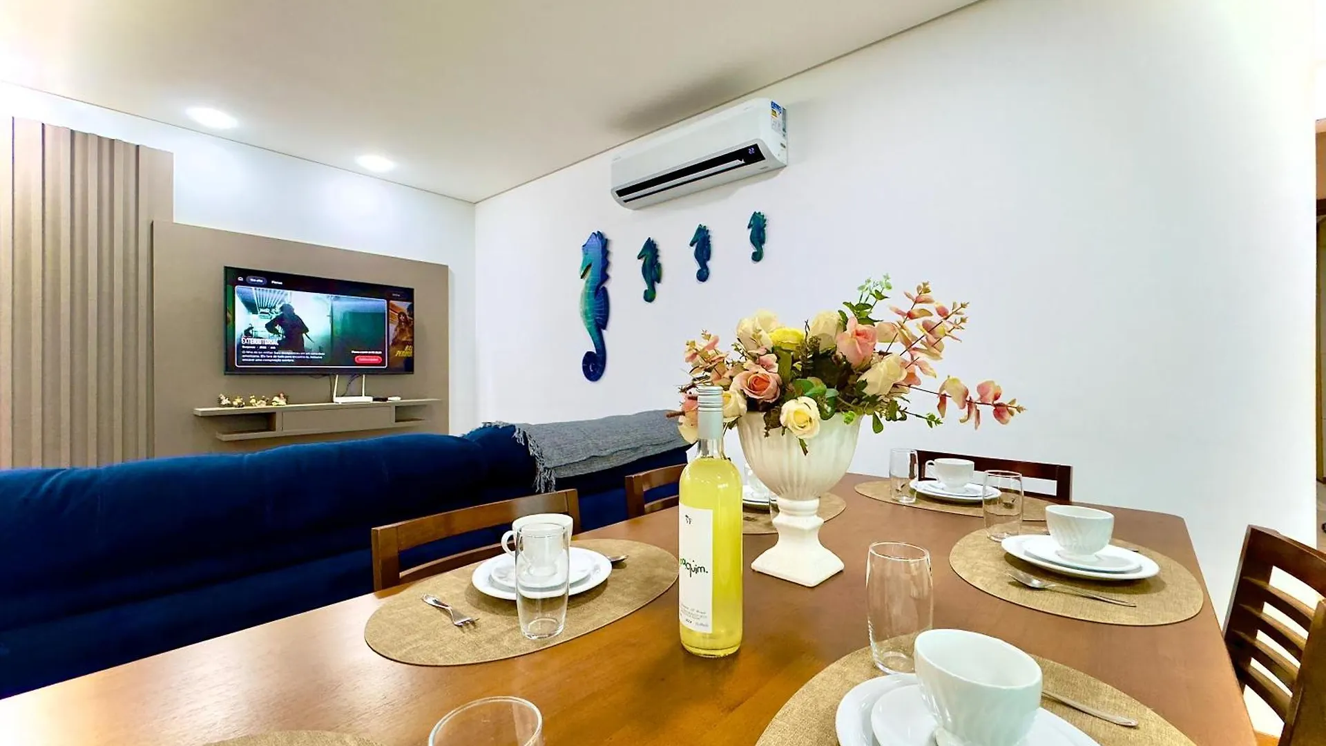 Apartman Apto Vista Mar 3 Quartos Ares Condicionados Cozinha Completa Piscina Academia Playground Infantil Salao De Jogos A 50M Praia Reserve Agora Mesmo! Penha Brazília